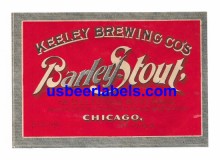  Barley Stout Beer Label