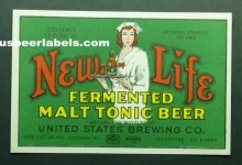 New Life Beer Label