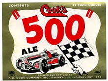  Cooks 500 Ale Beer Label