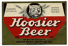  Hoosier Beer Label