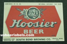  Hoosier Beer Label