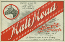 Malt Mead Compound Beer Label Malt Mead Compound Beer Label