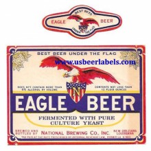  Eagle Beer Beer Label