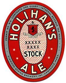  Holihan's Stock Ale Beer Label