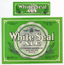 White Seal Ale Beer Label White Seal Ale Beer Label