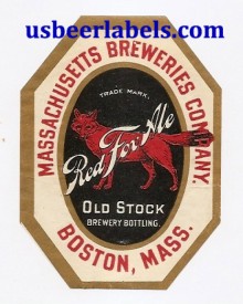 Red Fox Ale Beer Label