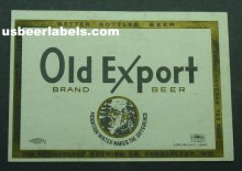  Old Export Beer Label