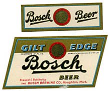 Bosch Gilt Edge Beer Label Bosch Gilt Edge Beer Label