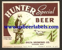  Hunter Special Beer Label
