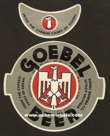 Goebel Beer Label Goebel Beer Label