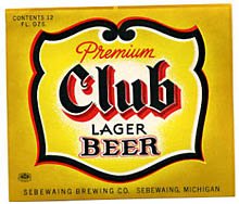  Club Premium Lager Beer Label