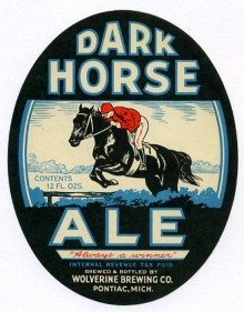  Dark Horse Ale Beer Label