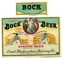  Bock Beer Label