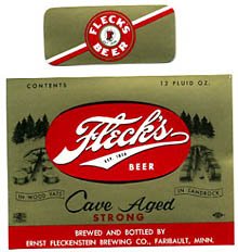 Fleck's Cave Aged Beer Label Fleck's Cave Aged Beer Label