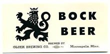 Bock Beer Label