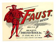  Faust Beer Label