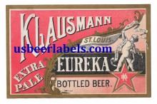 Eureka Extra Pale Beer Label Eureka Extra Pale Beer Label