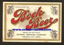 Bock Beer Label Bock Beer Label