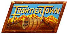  Frontier Town Beer Label
