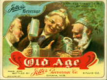  Old Age Beverage Beer Label