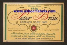 Peter Brau Beer Label Peter Brau Beer Label