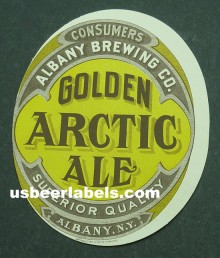  Golden Artic Ale Beer Label