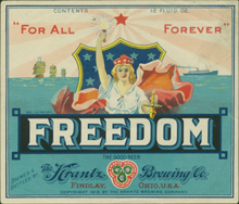 Freedom Beer Label Freedom Beer Label