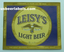  Leisys Light Beer Label