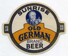  Sunrise Old German Beer Label