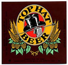  Top Hat Beer Label