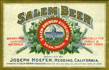  Salem Beer Label