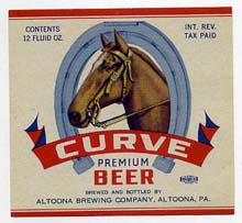  Curve Premium Beer Label