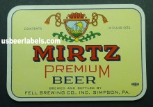  Mirtz Beer Label