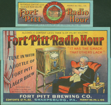 Fort Pitt Radio Hour Beer Label Fort Pitt Radio Hour Beer Label