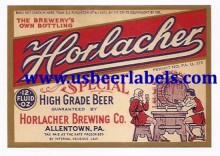  Horlacher Special Beer Label