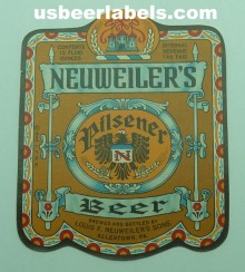  Neuweilers Pilsener Beer Label