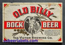  Old Billy Bock Beer Beer Label