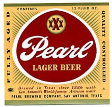  Pearl Lager Beer Label