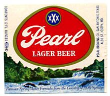  Pearl Lager Beer Label
