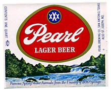  Pearl Lager Beer Label