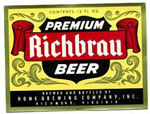  Richbrau Premium Beer Label