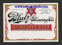  Milwaukee Beer Beer Label