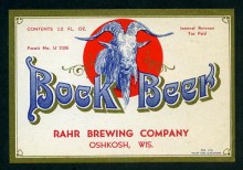  Rahr Bock Beer Label