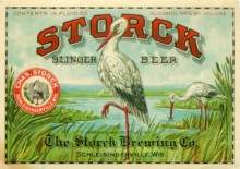 Storck Slinger Beer Label Storck Slinger Beer Label