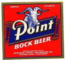  Point Bock Beer Label