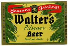  Walter's Season's Greetings Beer Label