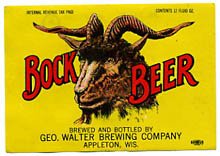 Bock Beer Label Bock Beer Label