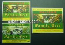 Walter's Family Beer Label Walter's Family Beer Label