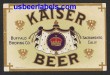  Kaiser Beer Beer Label