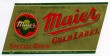  Maier Gold Label Beer Label